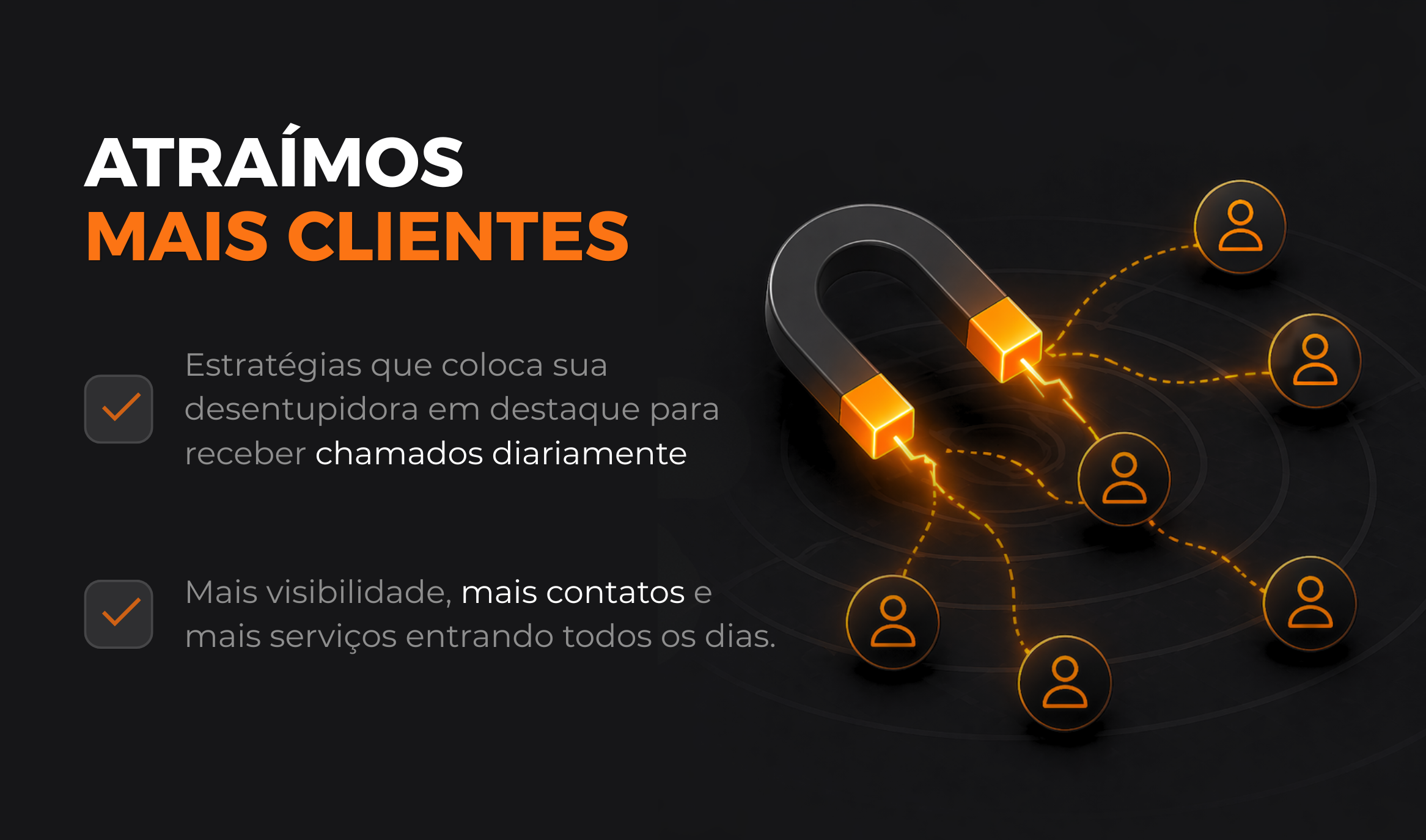 Atraímos mais clientes